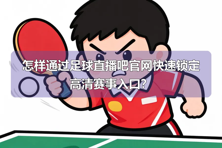 怎样通过足球直播吧官网快速锁定高清赛事入口？
